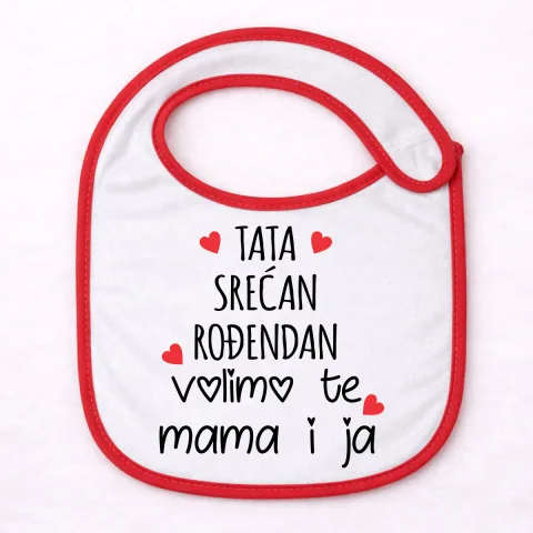 Tata srećan ti rođendan! Volimo te mama i ja - Siperak – izdelek sa printom