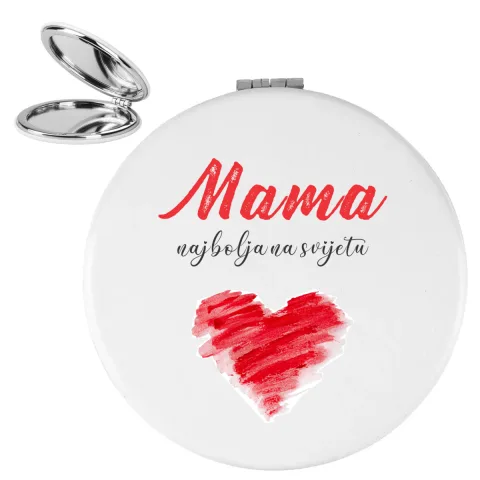 Mama najbolja na svijetu - Ogledalce – proizvod sa printom
