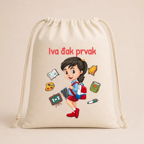 Đak prvak #5 - Pamučna vreća – proizvod sa printom