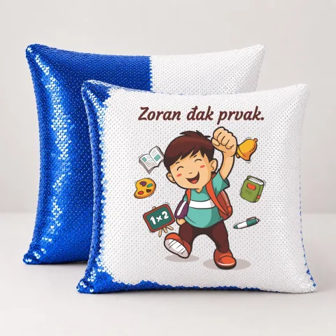 Đak prvak #6 - Jastuk magični – proizvod sa printom