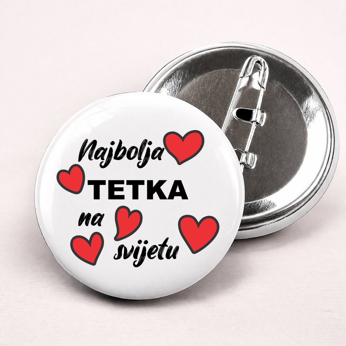 Najbolja tetka - Bedževi – prikaz izdelka